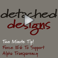 Force IE6 To Display Alpha Transparency
