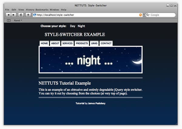 Night Theme