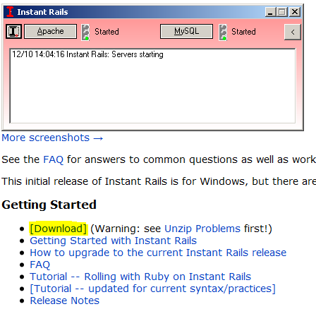Instant Rails