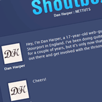 Shoutbox with PHP