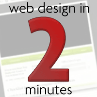 Web Design in Two Minutes