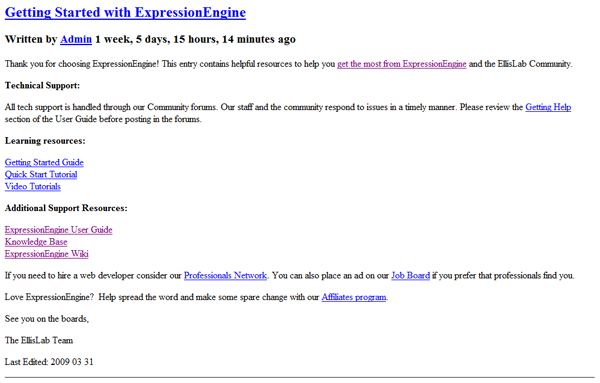 our Test Template screenshot 1