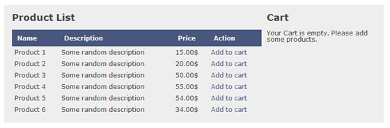 Shopping cart