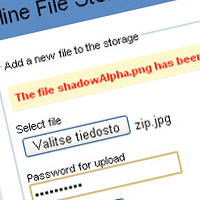 Online File Storage with PHP