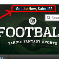 Yahoo Recommends Firefox Users To Switch To The “New, Safer IE8″