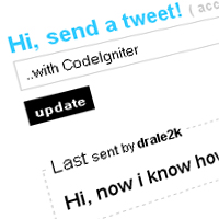 How to Update your Twitter with CodeIgniter