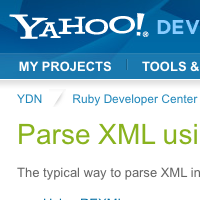 Parse XML using Ruby