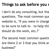 Things to ask before you redo your website