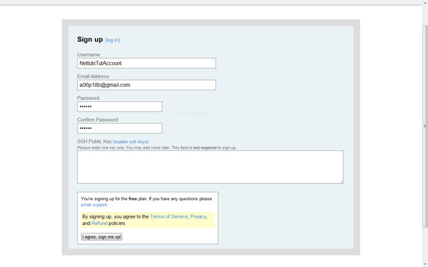 GitHub Sign Up