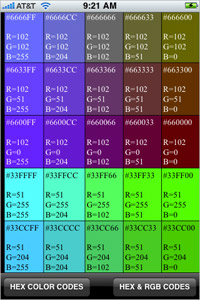 HEX RGB Colors Guide