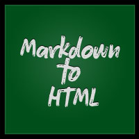 Markdown to HTML