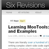 20 MooTools tutorials